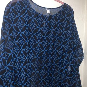 Like new long sleeve sheer blouse